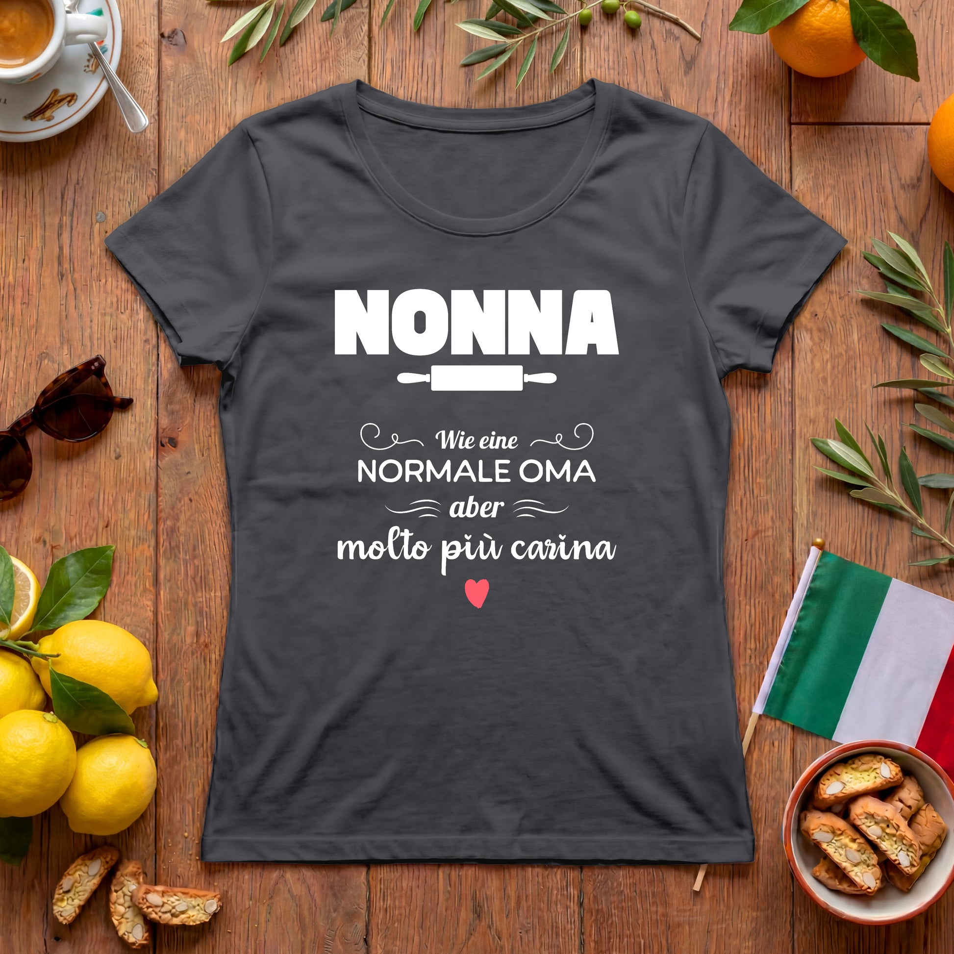 Nonna Damen-T-Shirt | Geschenk für italienische Großmutter / Oma