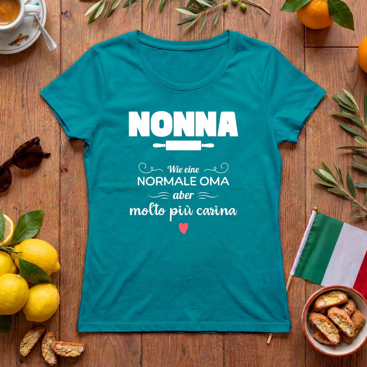 Nonna Damen-T-Shirt | Geschenk für italienische Großmutter / Oma