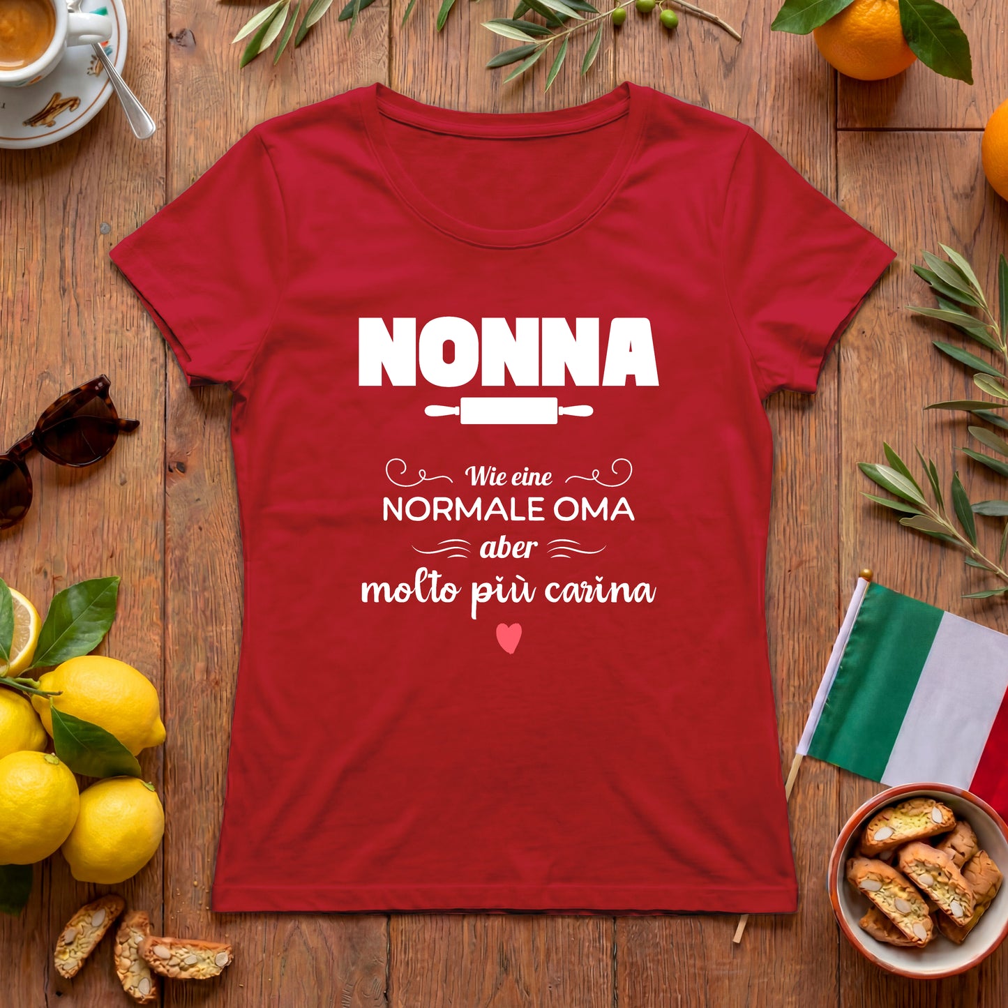 Nonna Damen-T-Shirt | Geschenk für italienische Großmutter / Oma