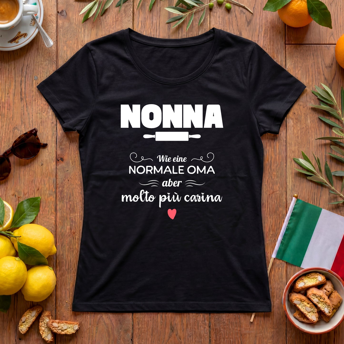 Nonna Damen-T-Shirt | Geschenk für italienische Großmutter / Oma