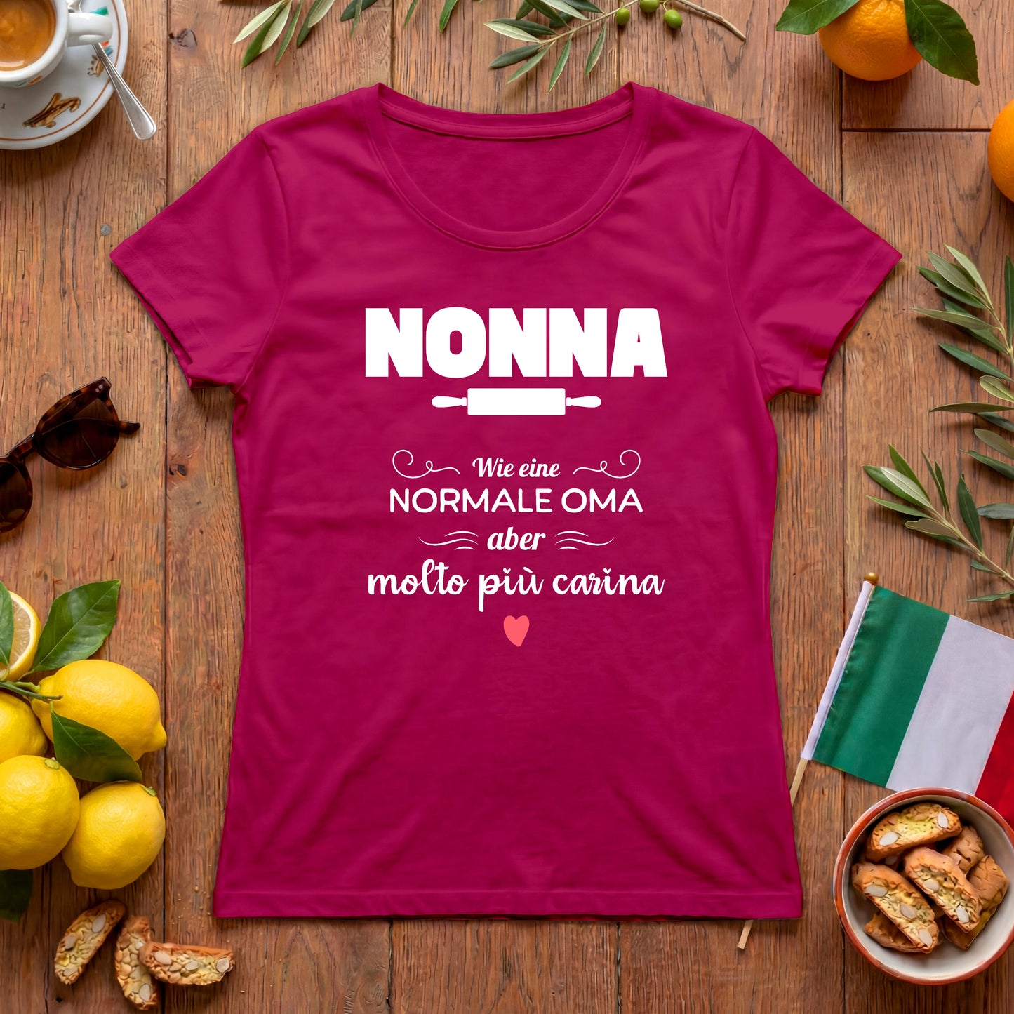 Nonna Damen-T-Shirt | Geschenk für italienische Großmutter / Oma
