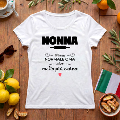 Nonna Damen-T-Shirt | Geschenk für italienische Großmutter / Oma