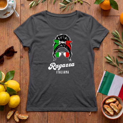 Ragazza italiana – feminines Damen Vintage T-Shirt