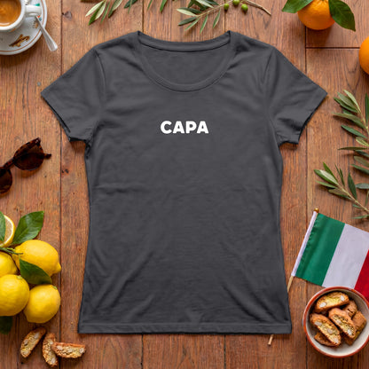 Capa Damen-T-Shirt – Italien Spruch für Chefinnen