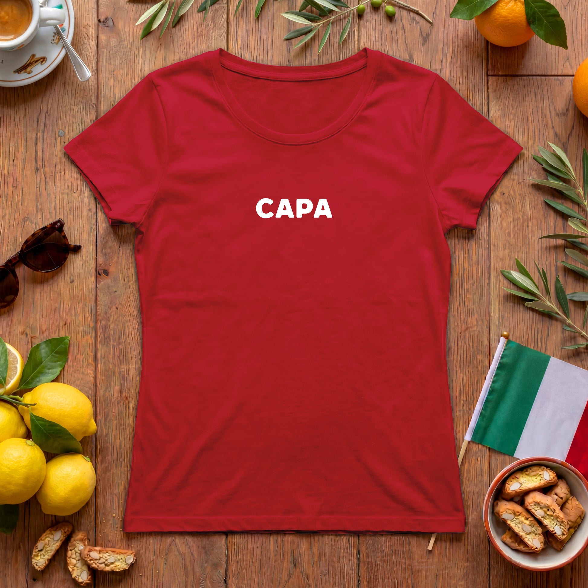 Capa Damen-T-Shirt – Italien Spruch für Chefinnen