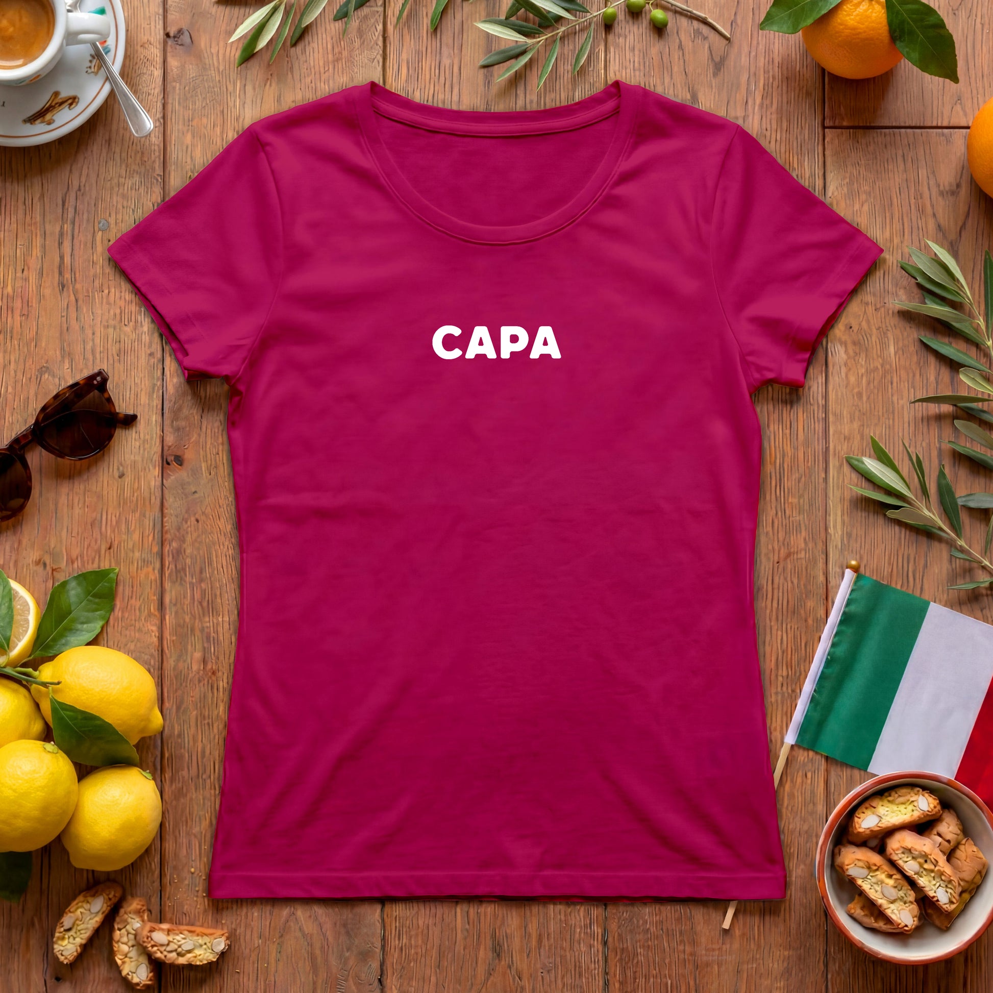Capa Damen-T-Shirt – Italien Spruch für Chefinnen