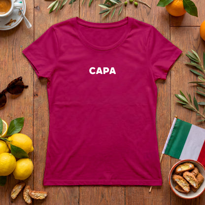 Capa Damen-T-Shirt – Italien Spruch für Chefinnen