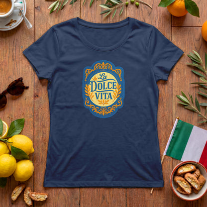 La Dolce Vita Damen T-Shirt | Italienisches Vintage-Design