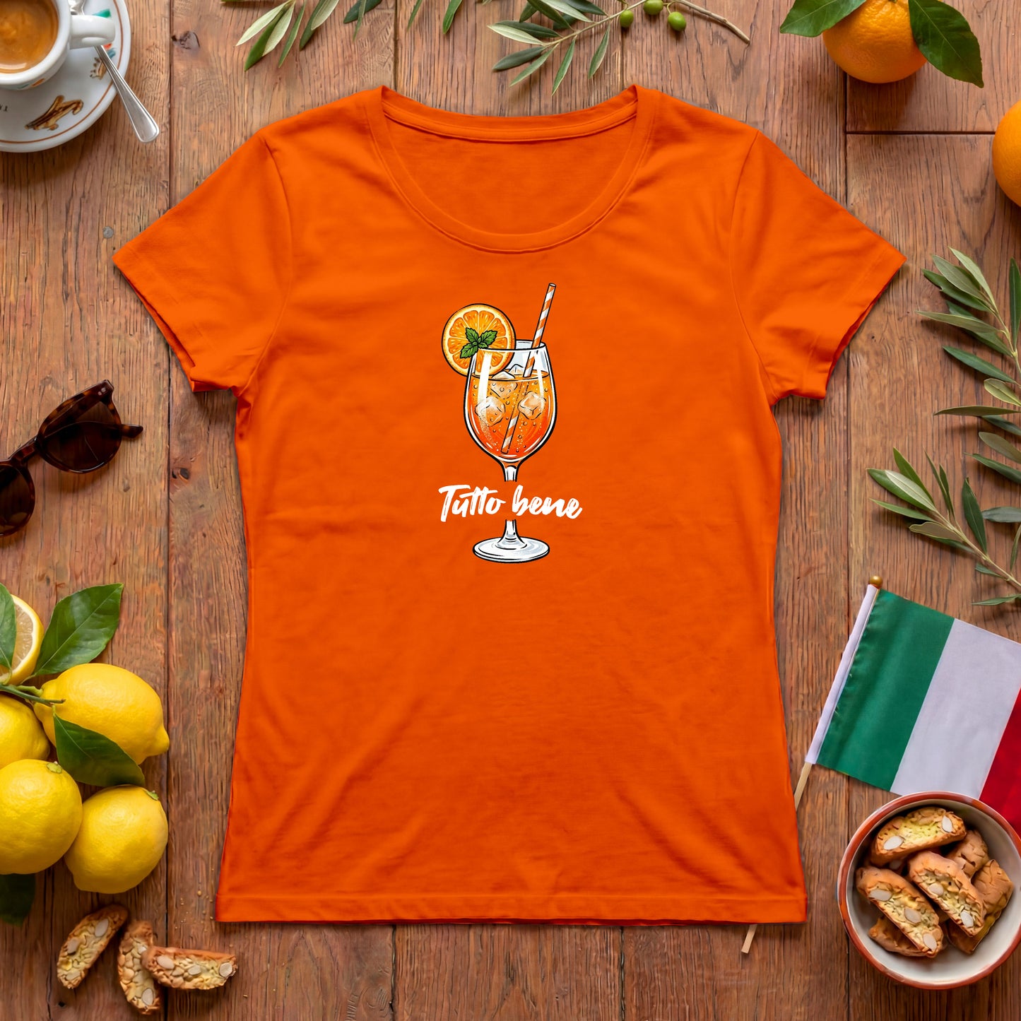 Tutto Bene Aperitivo Damen T-Shirt | Spritz Italien Style