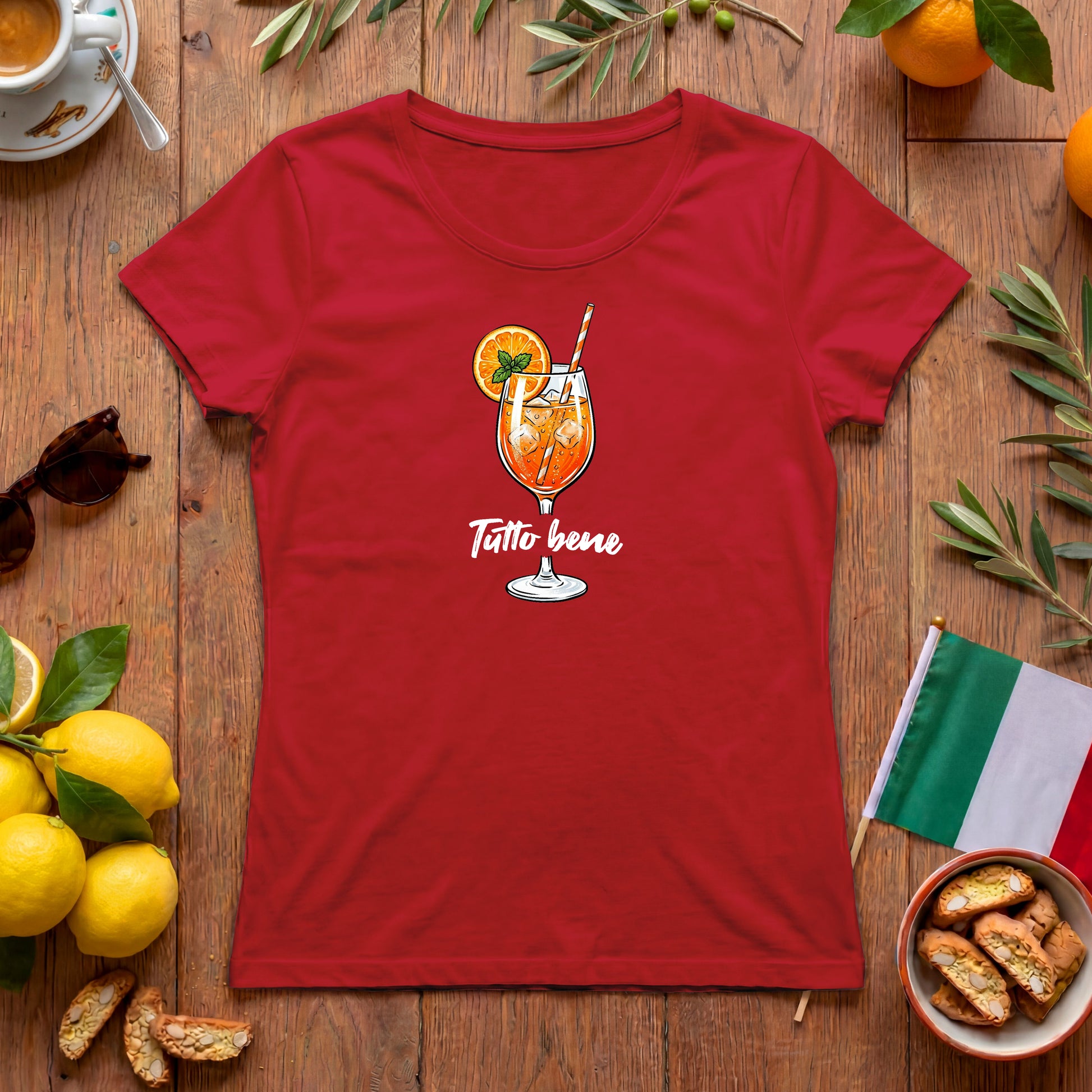 Tutto Bene Aperitivo Damen T-Shirt | Spritz Italien Style