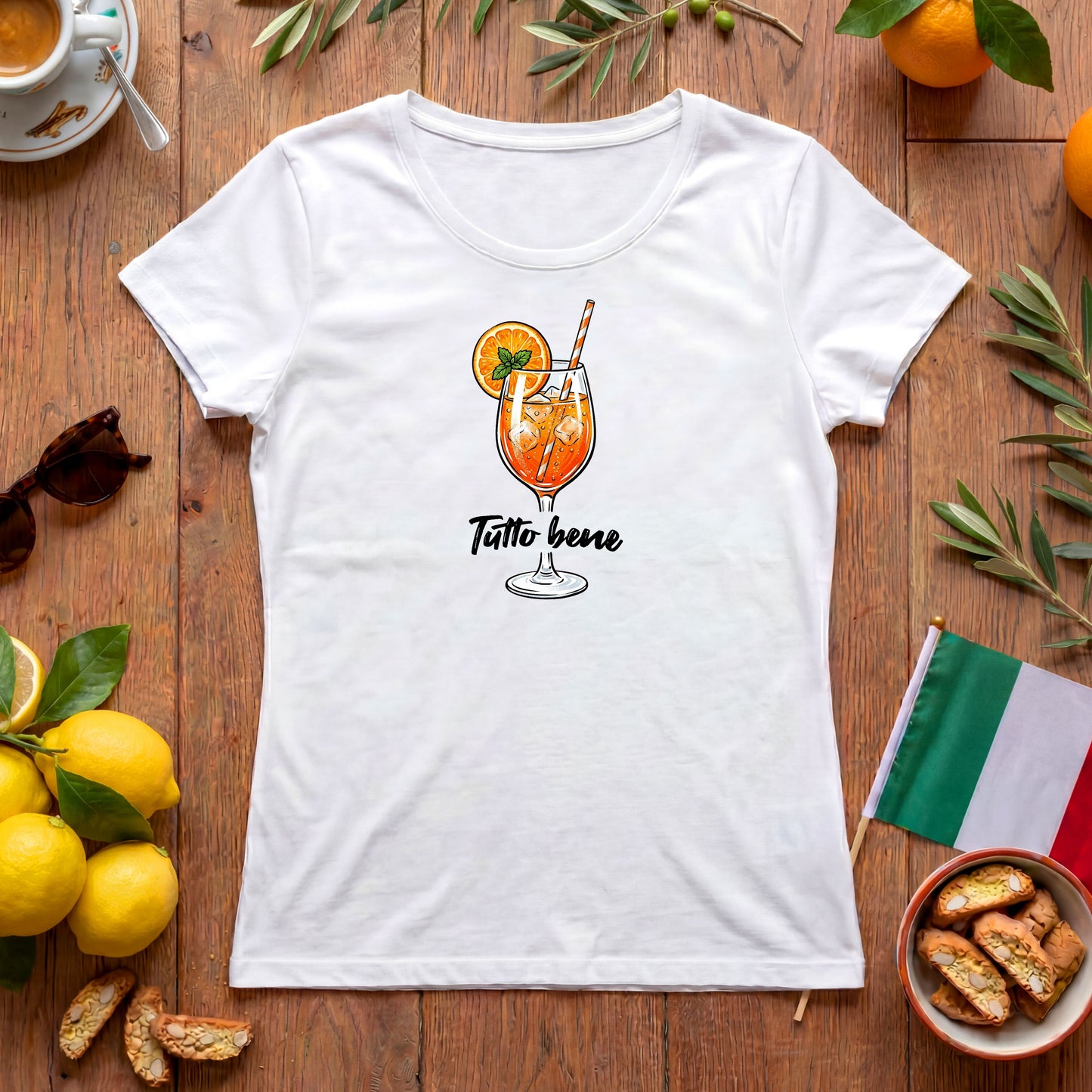 Tutto Bene Aperitivo Damen T-Shirt | Spritz Italien Style