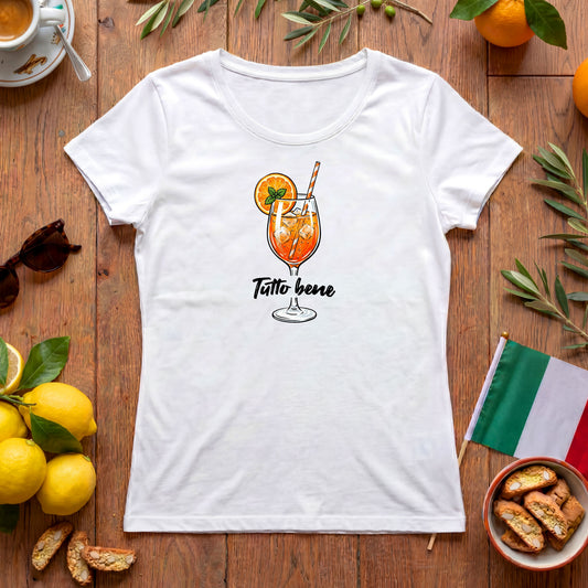 Tutto Bene Aperitivo Damen T-Shirt | Spritz Italien Style