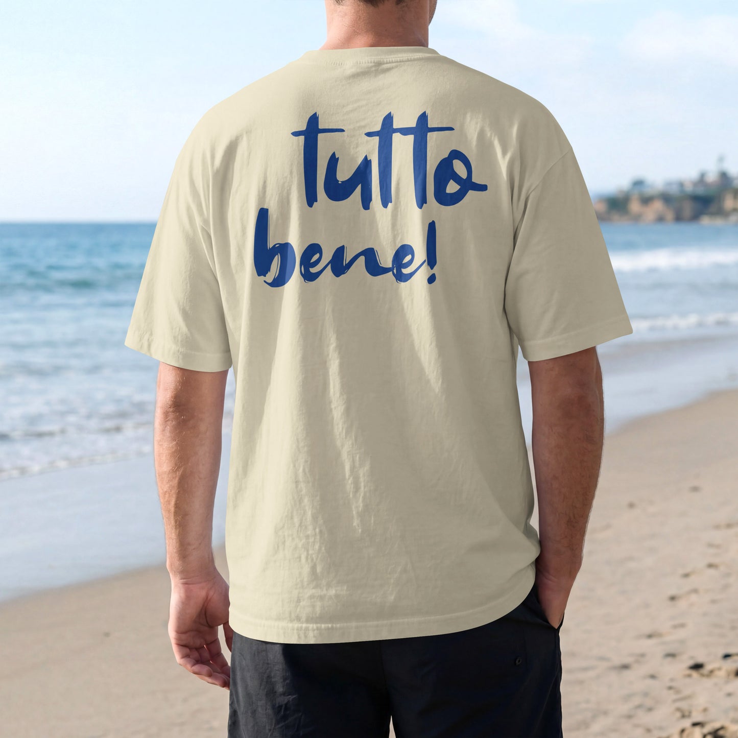 Tutto bene? Tutto bene! - T-Shirt mit Front- und Rückendruck